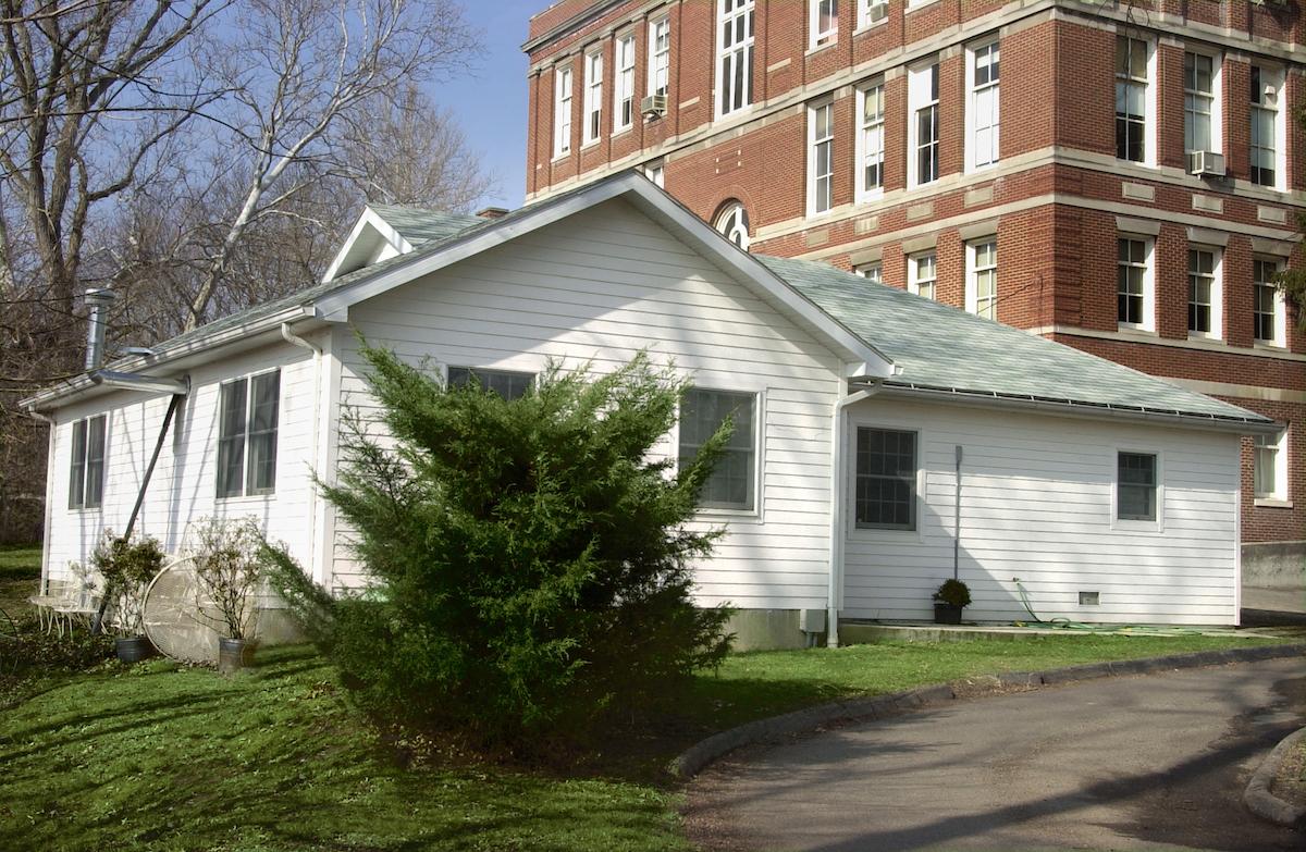 Photo of Upper Campus Grounds maintenance building at Ohio University