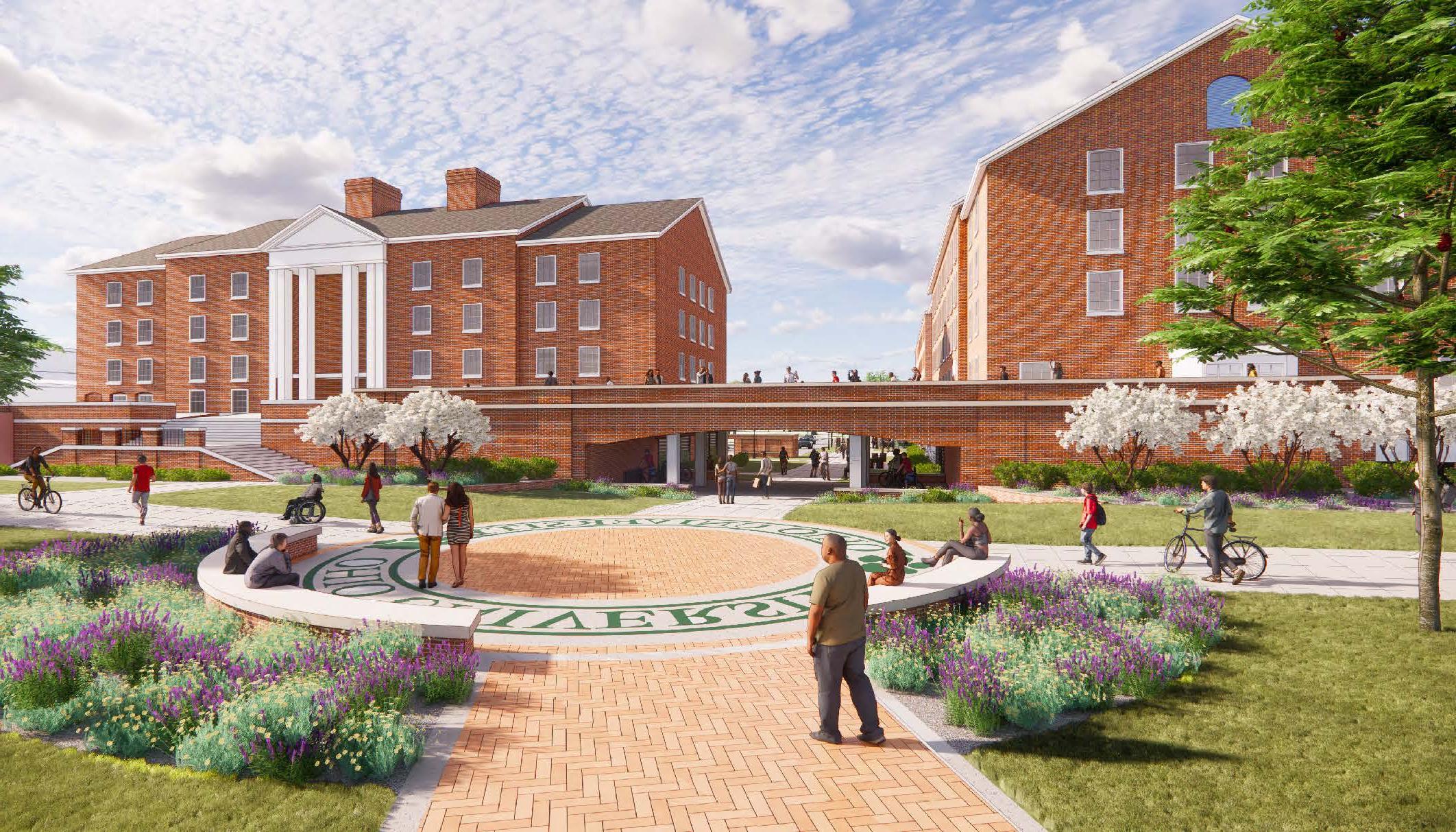 Rendering of new South Green